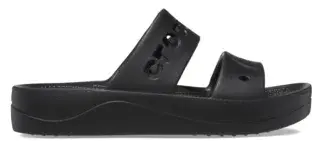 Dámské pantofle crocs baya platform sandal černá 41-42