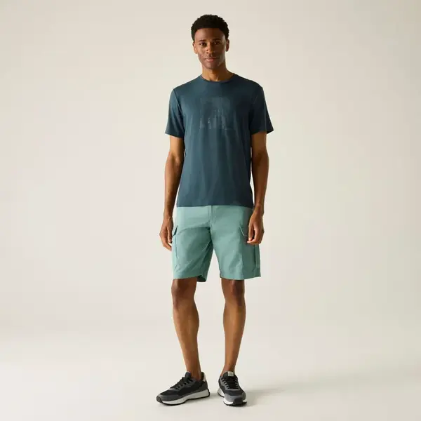 Pánské funkční tričko regatta fingal stretch tmavě modrá xxl