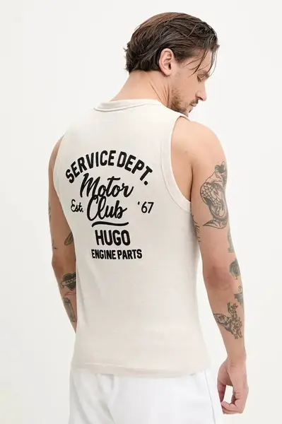 HUGO Blue  Bavlněné tričko