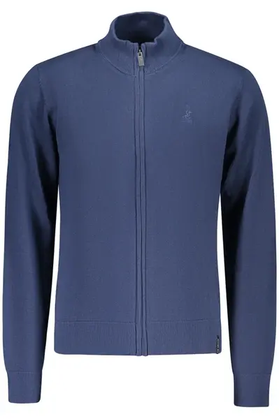 Pánský pletený cardigan modrý