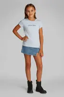 Dětské bavlněné tričko Calvin Klein Jeans modrá barva, IG0IG02857