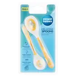CANPOL BABIES Melamínové lyžičky EXOTIC ANIMALS žlté 2 kusy