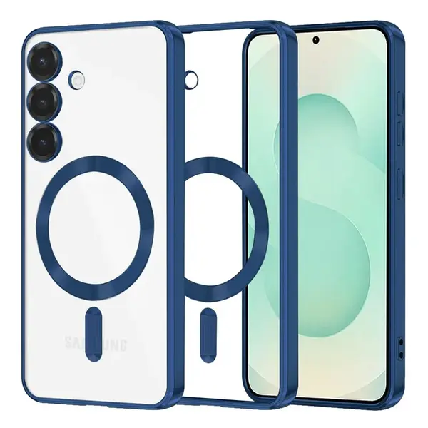 Techsuit Luxury Crystal MagSafe, Samsung Galaxy S25 Plus, modrý