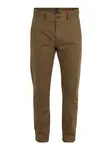 BOSS Nohavice  olivová