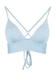 Trendyol Bikinový top  dymovo modrá / nebesky modrá