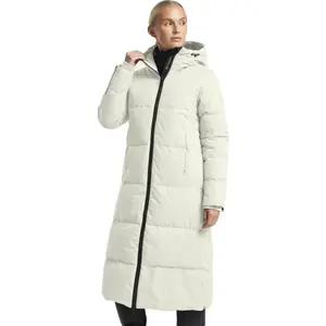TENSON SHANNA 2.0 DOWN COAT Dámský péřový kabát, béžová, velikost