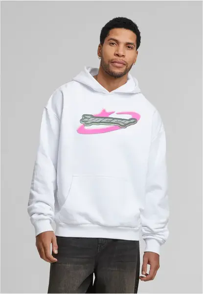Mikina s kapucí Speed Logo bílá