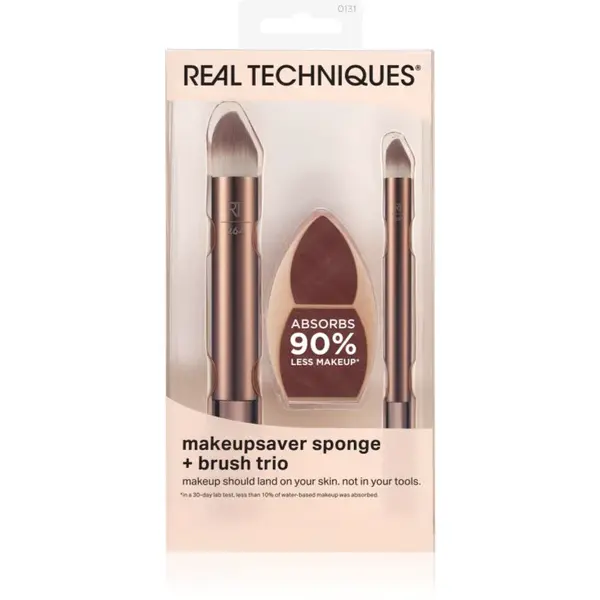 Real Techniques Makeup Saver Brush Trio sada štětců