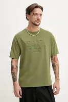 Bavlněné tričko Desigual WASHINGTONGR