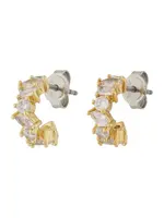 FOSSIL Náušnice 'ELLIS'  zlatá