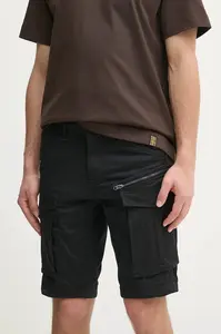 G-Star šortky cargo pánske bavlnené s elastanom Rovic zip regular