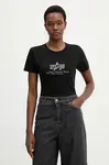 Alpha Industries Bavlnené tričko Alpha Industries Basic BL Mirror Leo W