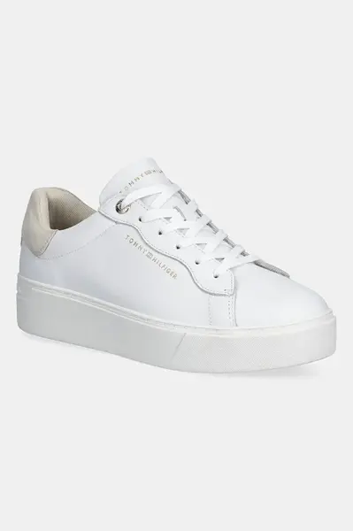Tommy Hilfiger Kožené tenisky Tommy Hilfiger CHIC PLATFORM CUPSOLE SNEAKER