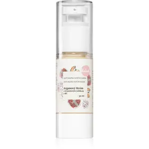 Kvitok Arganový krém s granátovým jablkom nočný krém pre zrelú pleť 30 ml