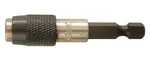 Držák - adaptér na bity 1/4" s aretací a magnetem, 60 mm - JONNESWAY D160MH1QD