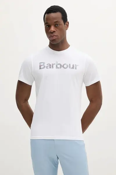 Bavlněné tričko Barbour Devon Graphic T-Shirt