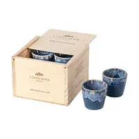 Sada šálků na espresso Costa Nova 70 ml 8-pack tmavomodrá barva