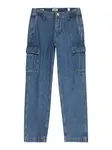 Jack & Jones Junior Džínsy 'JJICHRIS JJBARKLEY'  modrá denim