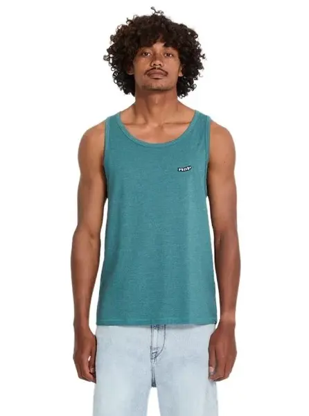 Volcom pánské tílko Pistol Stone Hth Tt Rifle Green | Zelená | Velikost S