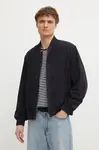Calvin Klein Semišová bunda bomber Calvin Klein