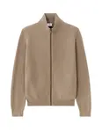 Celio hnedý sveter na zips