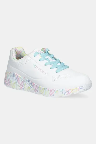 Sneakers boty Skechers UNO LITE bílá barva, 314976L