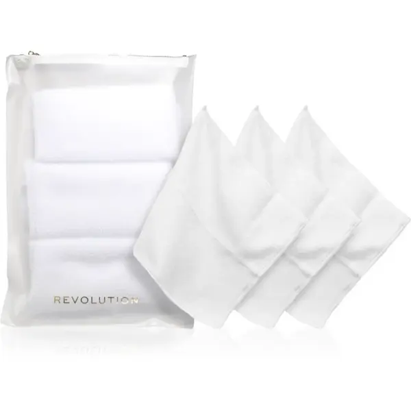 Revolution PRO Miracle Microfibre Cleansing Cloths odličovací ručník 3 ks