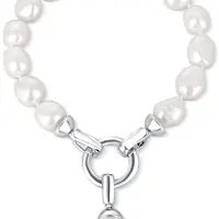 JwL Luxury Pearls Náramek z pravých bílých perel JL0560