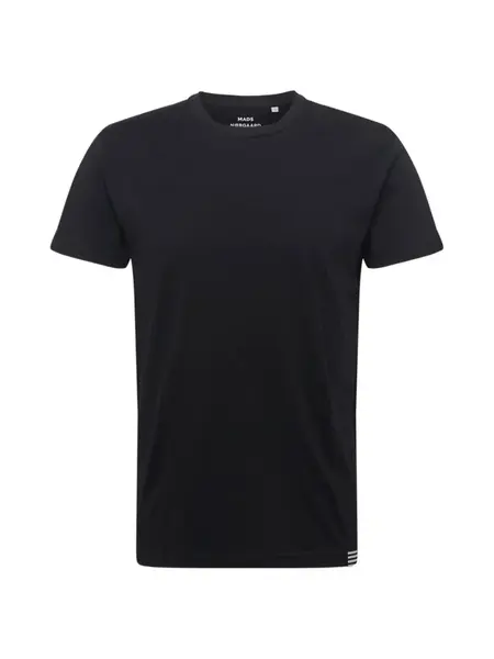 MADS NORGAARD COPENHAGEN Tričko ' Thor'  čierna / biela