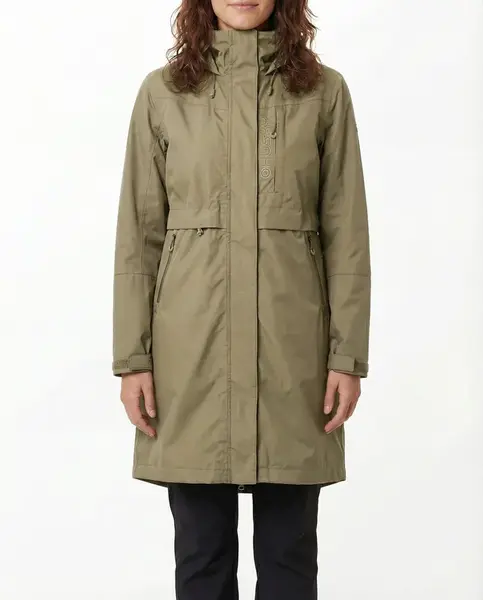 Husky  Nestia L khaki, M Dámsky hardshell kabát