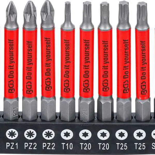 BGS Technic BGS 4831 Sada protiskluzových bitů, magnetická, 70 mm (10 dílná)