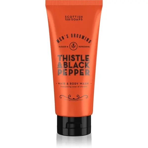 Scottish Fine Soaps Thistle & Black Pepper sprchový gel pro muže 200 ml