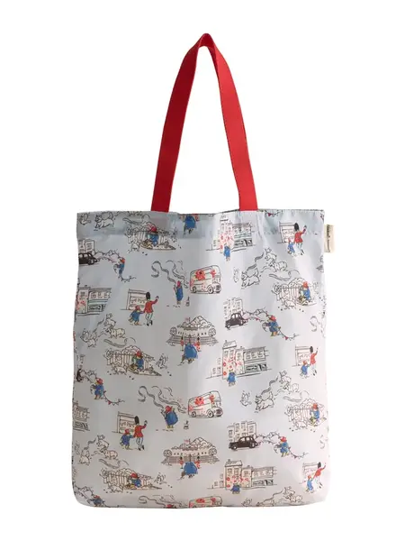 Cath Kidston Shopper  svetlomodrá / krvavo červená / čierna