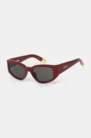 Sluneční brýle Jacquemus GALA vínová barva, JAC5C3SUN