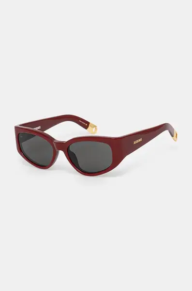 Sluneční brýle Jacquemus GALA vínová barva, JAC5C3SUN