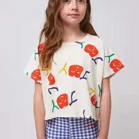 Dětské tričko Bobo Choses Smiling bílá barva, 125AC021