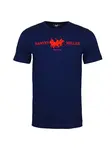 HARVEY MILLER Tričko  tmavomodrá / červená