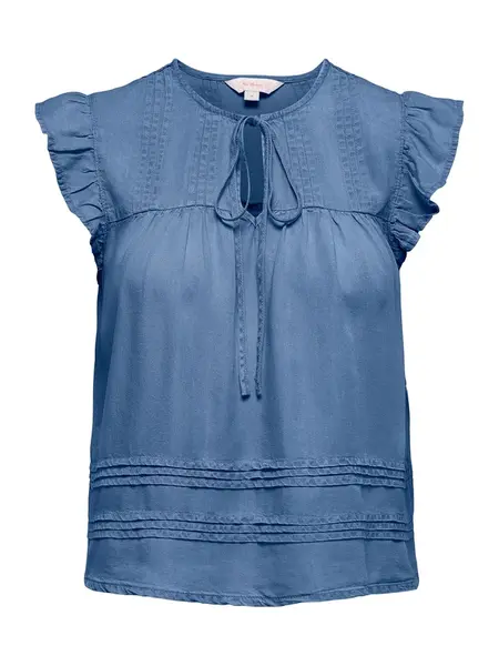ONLY Blúzka 'ONLCHARIS'  modrá denim