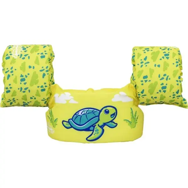 Bestway SWIM VEST TURTLE Plavecká vesta s rukávmi, žltá, veľkosť