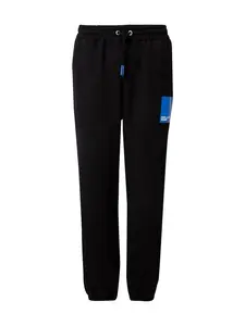 KARL LAGERFELD JEANS Nohavice  modrá / čierna / biela
