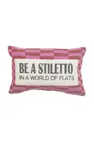 Dekorativní polštář Bloomingville Elder fialová barva