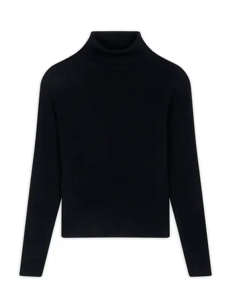 JUST CASHMERE Sveter 'LANAIS'  čierna