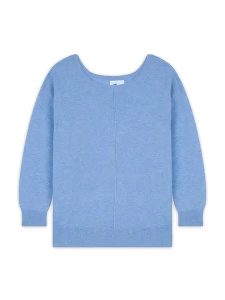 JUST CASHMERE Sveter 'Karen'  nebesky modrá