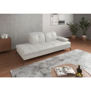 Sit & More LENOŠKA, kůže, bílá