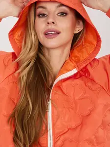 Oranžová přechodná bunda