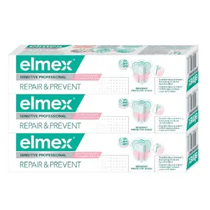 Elmex Zubní pasta pro úlevu od bolesti Sensitive Professional Repair & Prevent Trio 3 x 75 ml