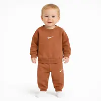 Nike baby essential fleece crew set 6m