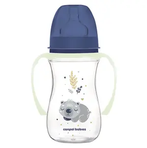 CANPOL BABIES Antikoliková lahev EasyStart sleepy koala modrá 240 ml
