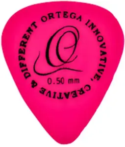 Ortega OGPST12-050 S-Tech Delrin Picks 0.50 mm Pink