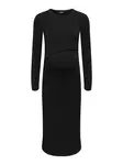 Only Maternity Šaty 'OLMDandra'  čierna
